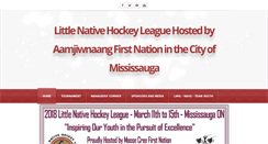 Desktop Screenshot of lnhl.ca