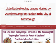 Tablet Screenshot of lnhl.ca